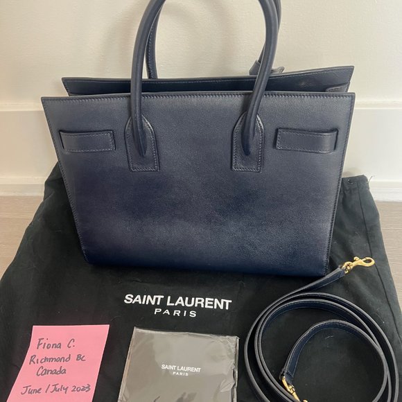 Saint laurent navy baby sac de jour bag - Picture 4 of 8